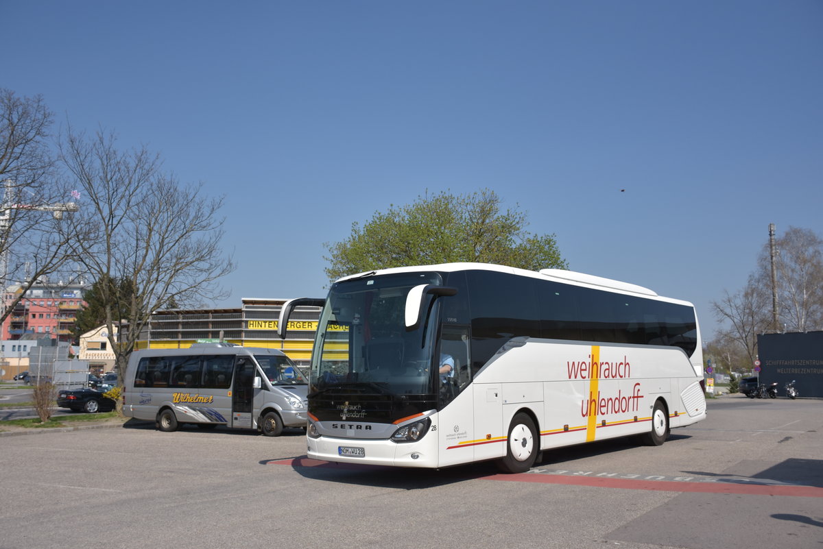 Setra 515 HD von Weihrauch Ulendorff Reisen aus der BRD in Krems.