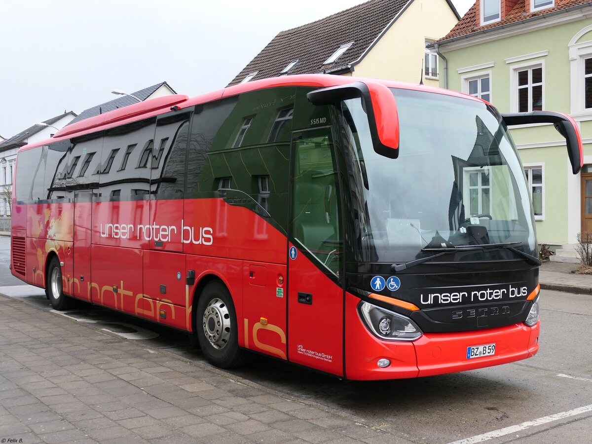 Setra 515 MD von URB aus Deutschland in Neubrandenburg.