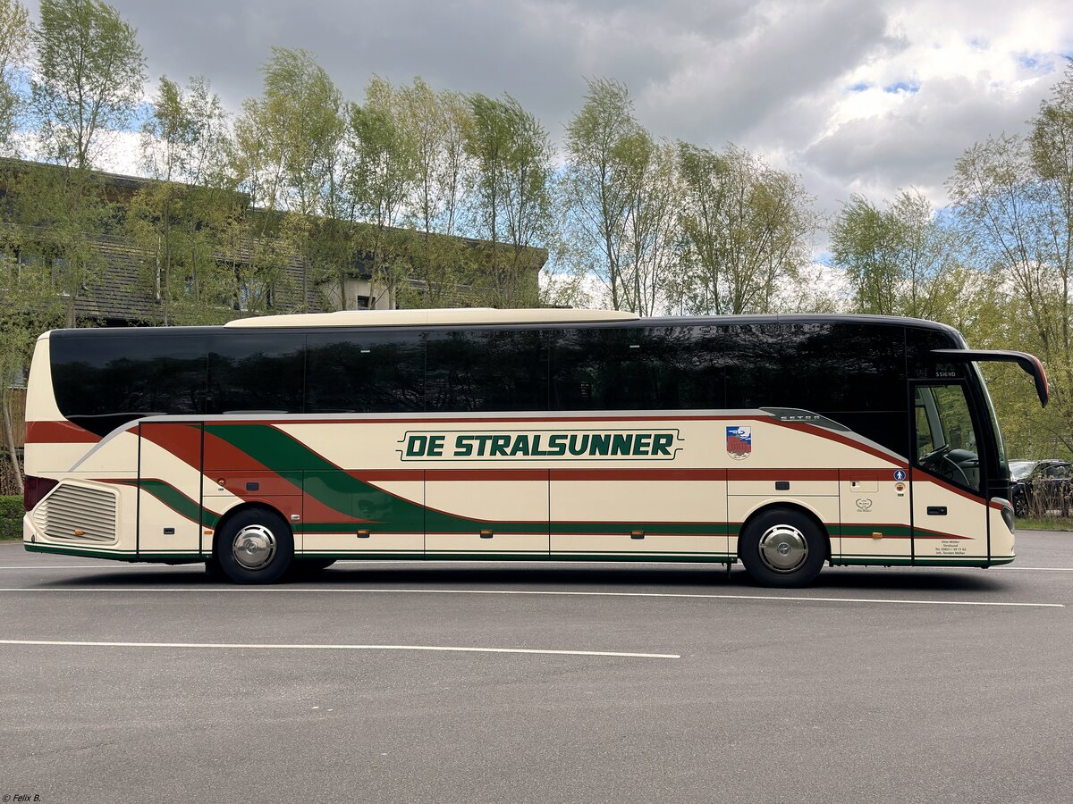 Setra 516 HD von De Stralsunner aus Deutschland in Plau am See.