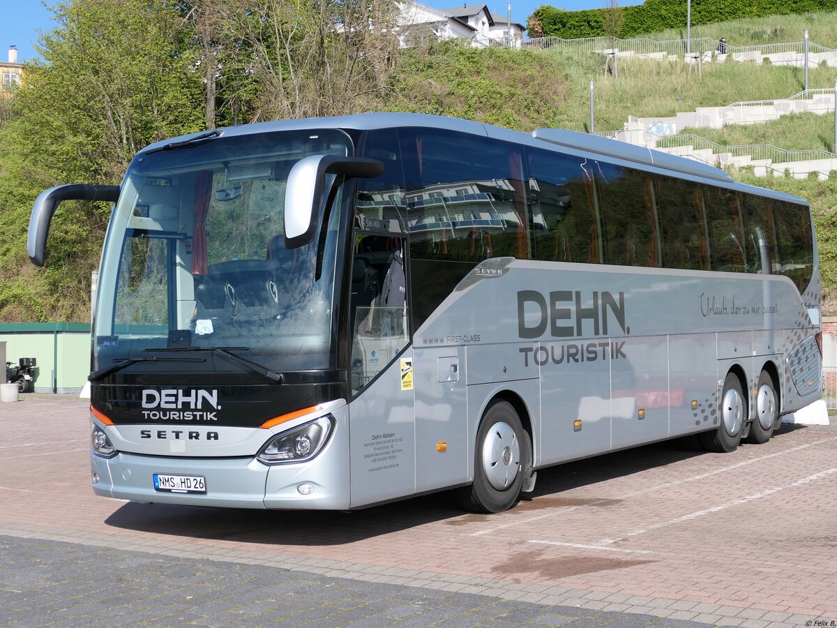 Setra 516 HD von Dehn Reisen aus Deutschland im Stadthafen Sassnitz.