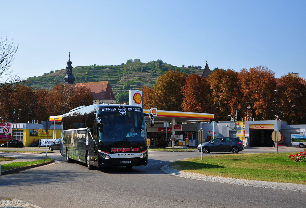 Setra 516 HD von Krautgartner Reisen aus sterreich in Krems.