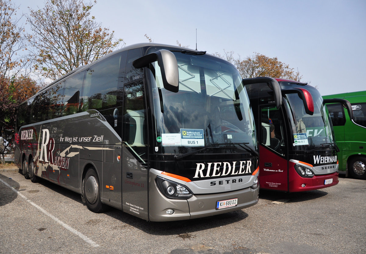 Setra 516 HD von Riedler Reisen aus �sterreich in Krems.
