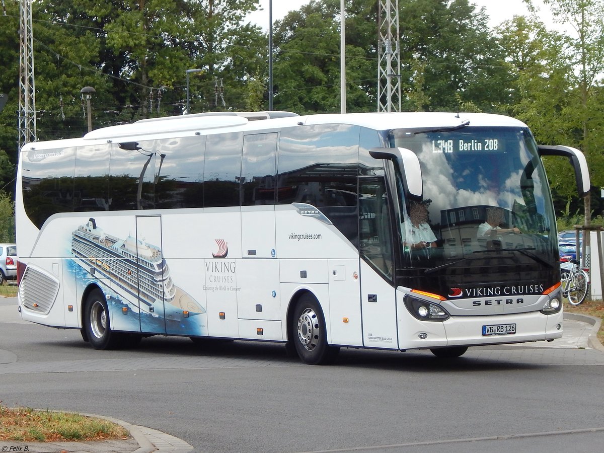 Setra 516 HD von URB aus Deutschland in Greifswald.