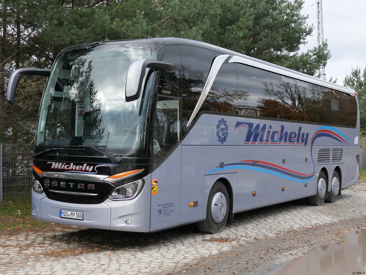 Setra 516 HDH von Michely aus Deutschland in Binz.