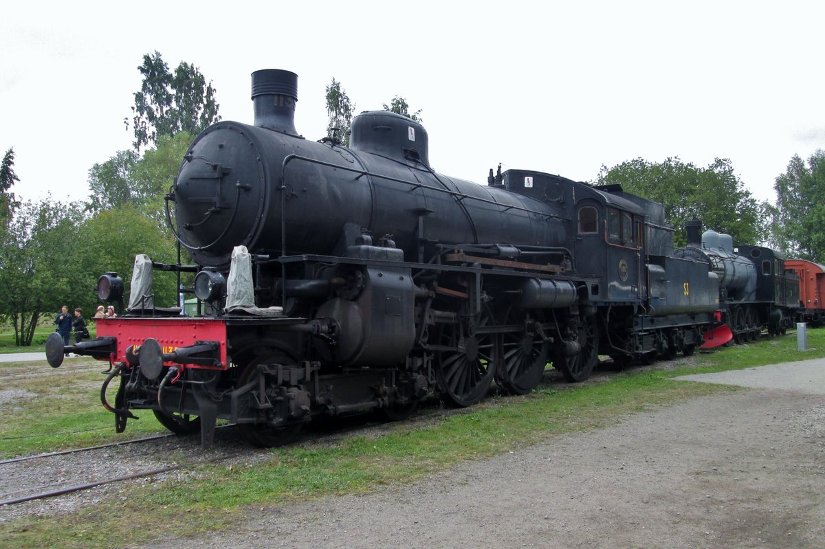 SJ 1135 steht am 12 September 2015 ins -heute leider bis 2021 geschlossenes- Eisenbahnmuseum in Gävle.