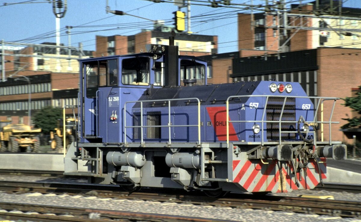 SJ Z 68 Nr.657 in Hallsberg am 03.08.1994.