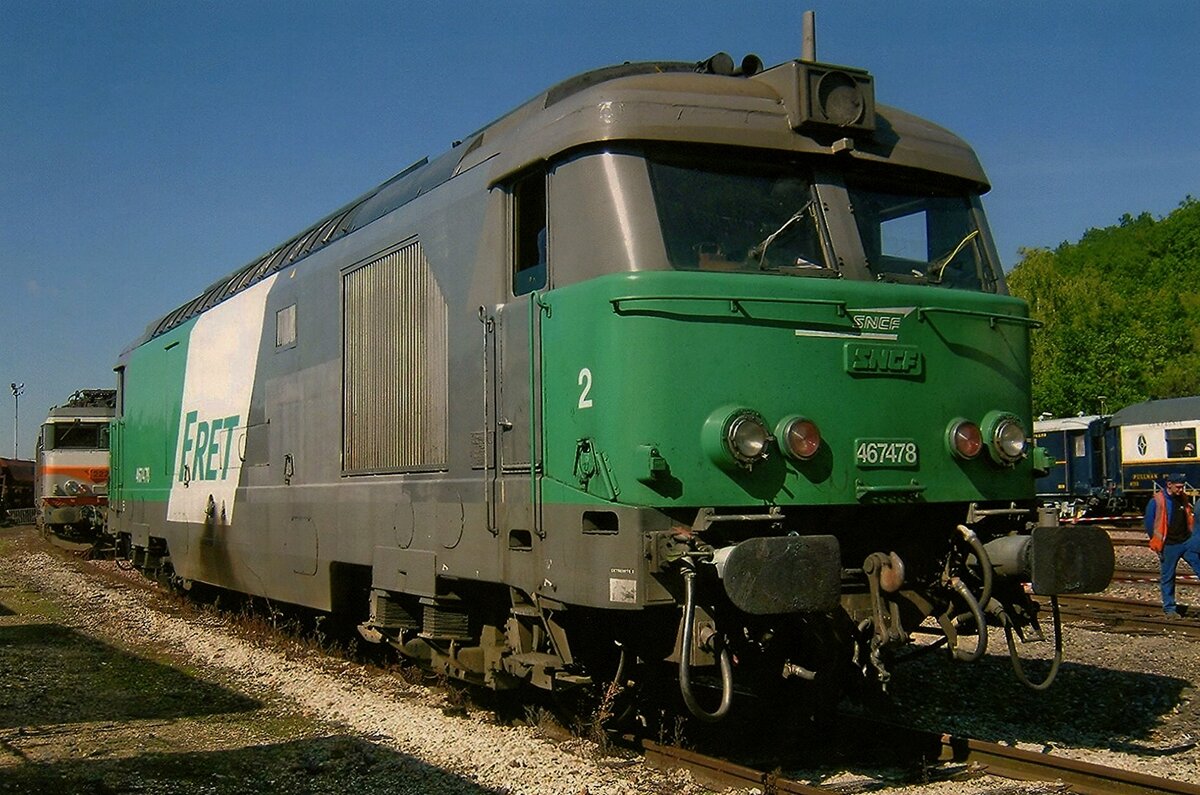 SNCF FRET 67478 steht am 19 September 2010 als Ausstellungsstuck in Longueville.