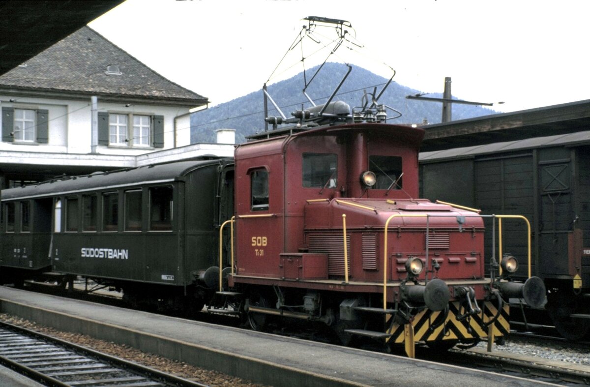SOB Te Nr.31 in Einsiedeln am 17.06.1980.