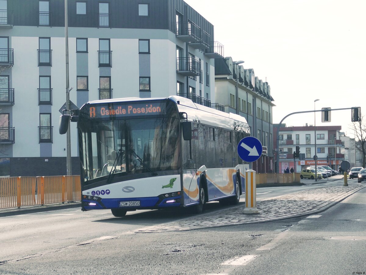 Solaris Urbino 12 von Komunikacja Autobusowa Świnoujście in Świnoujście/Swindemünde.