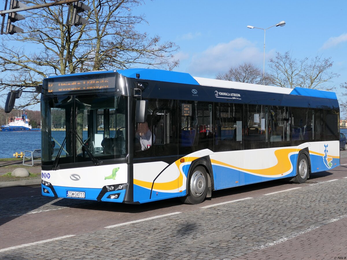 Solaris Urbino 12 von Komunikacja Autobusowa Świnoujście in Świnoujście/Swindemünde.