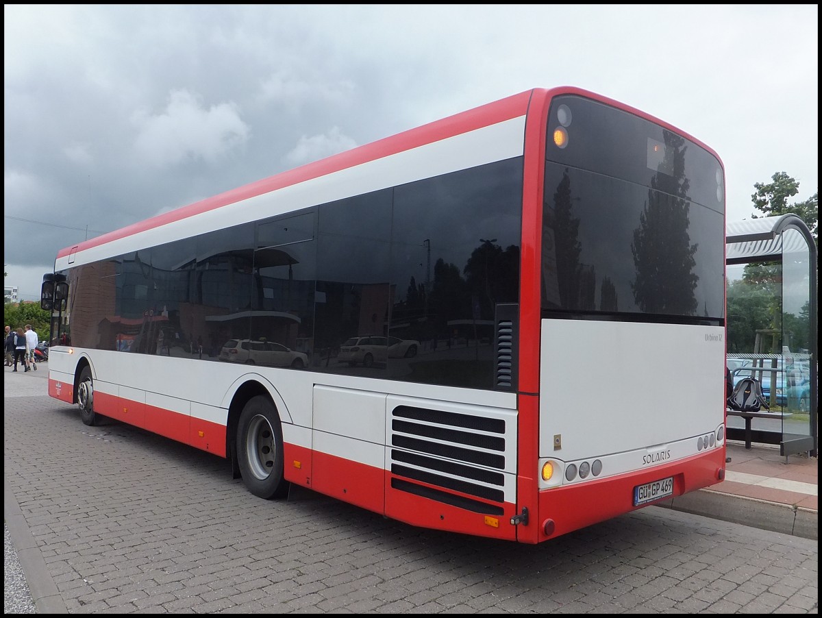 Solaris Urbino 12 der Omnibusverkehrsgesellschaft G�strow (OVG) in Rostock.