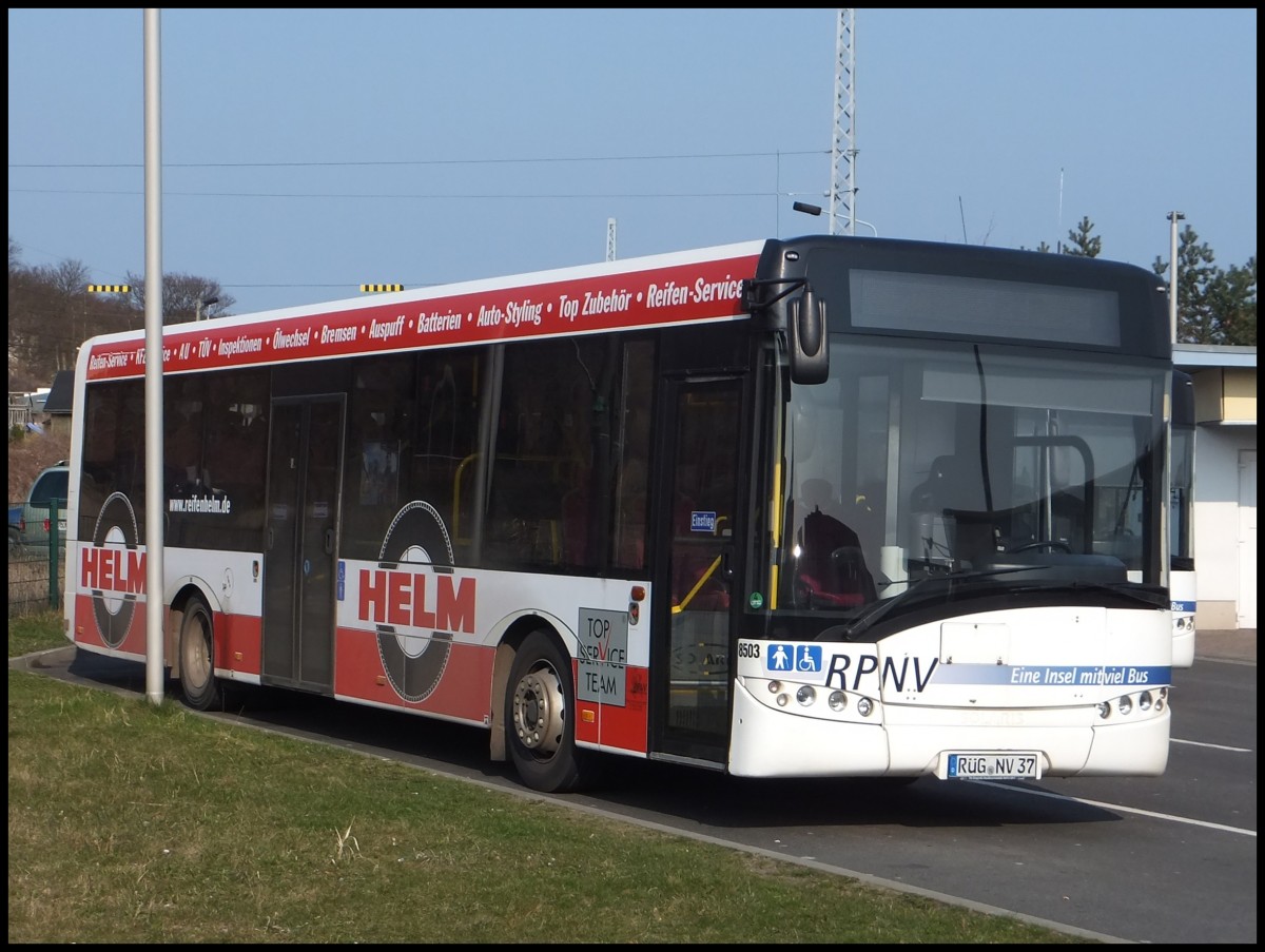 Solaris Urbino 12 der RPNV in Sassnitz.