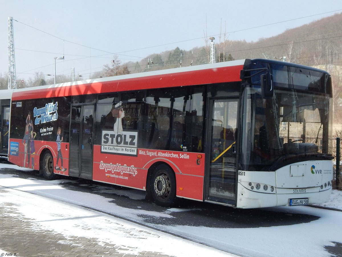 Solaris Urbino 12 der VVR in Sassnitz.