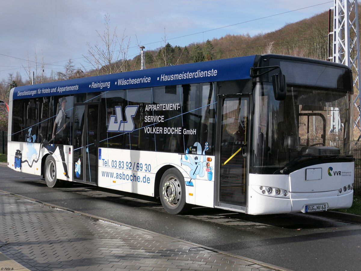 Solaris Urbino 12 der VVR in Sassnitz. 