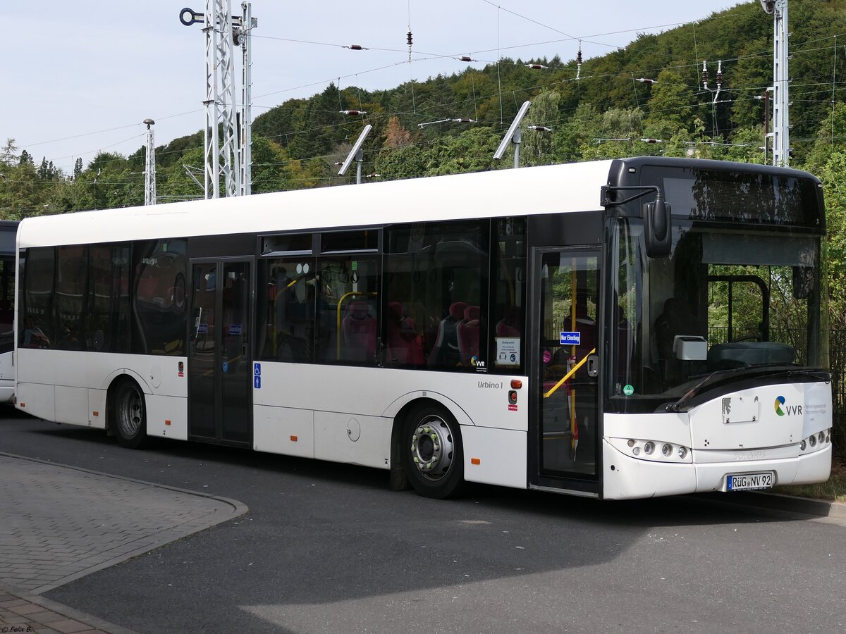 Solaris Urbino 12 der VVR in Sassnitz. 