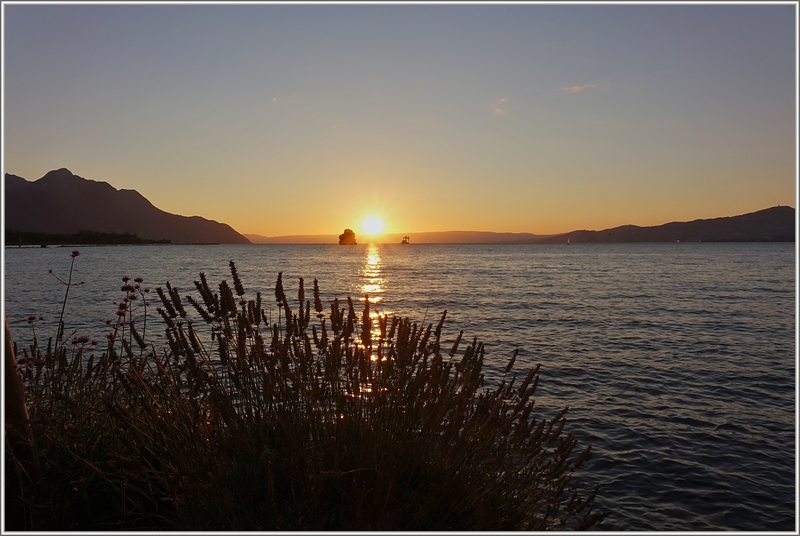 Sonnenuntergang am Genfersee
(20.08.2017)