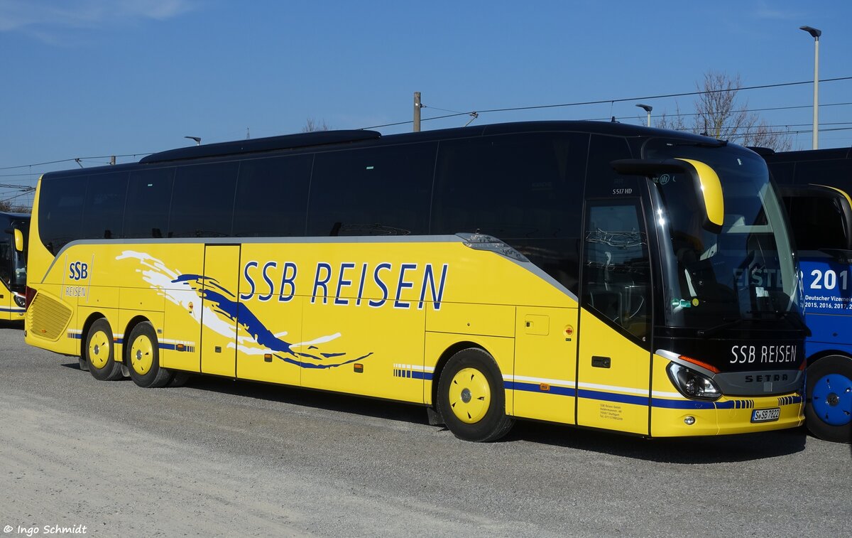 SSB Reisen aus Stuttgart | Nr. 7822 | S-SB 7822 | Setra 517 HD | 27.03.2020 in Stuttgart