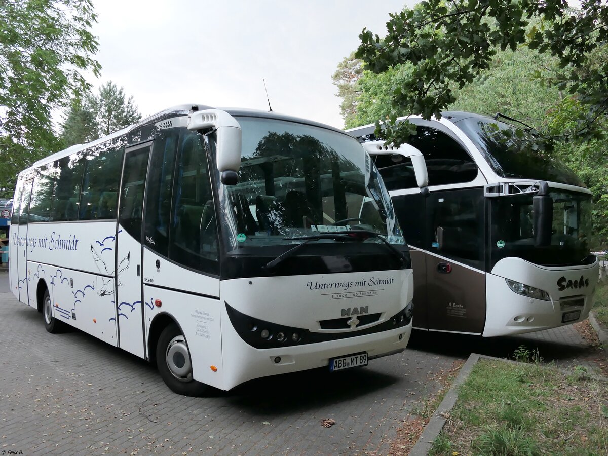 Staco Dexon von Martina Schmidt und Neoplan Cityliner von Sachs aus Deutschland in Binz.