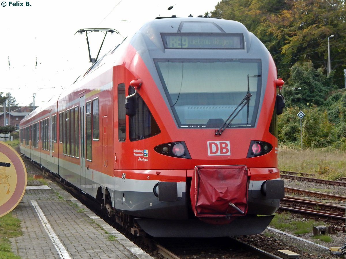 Stadler Flirt (BR 429) in Sassnitz.
