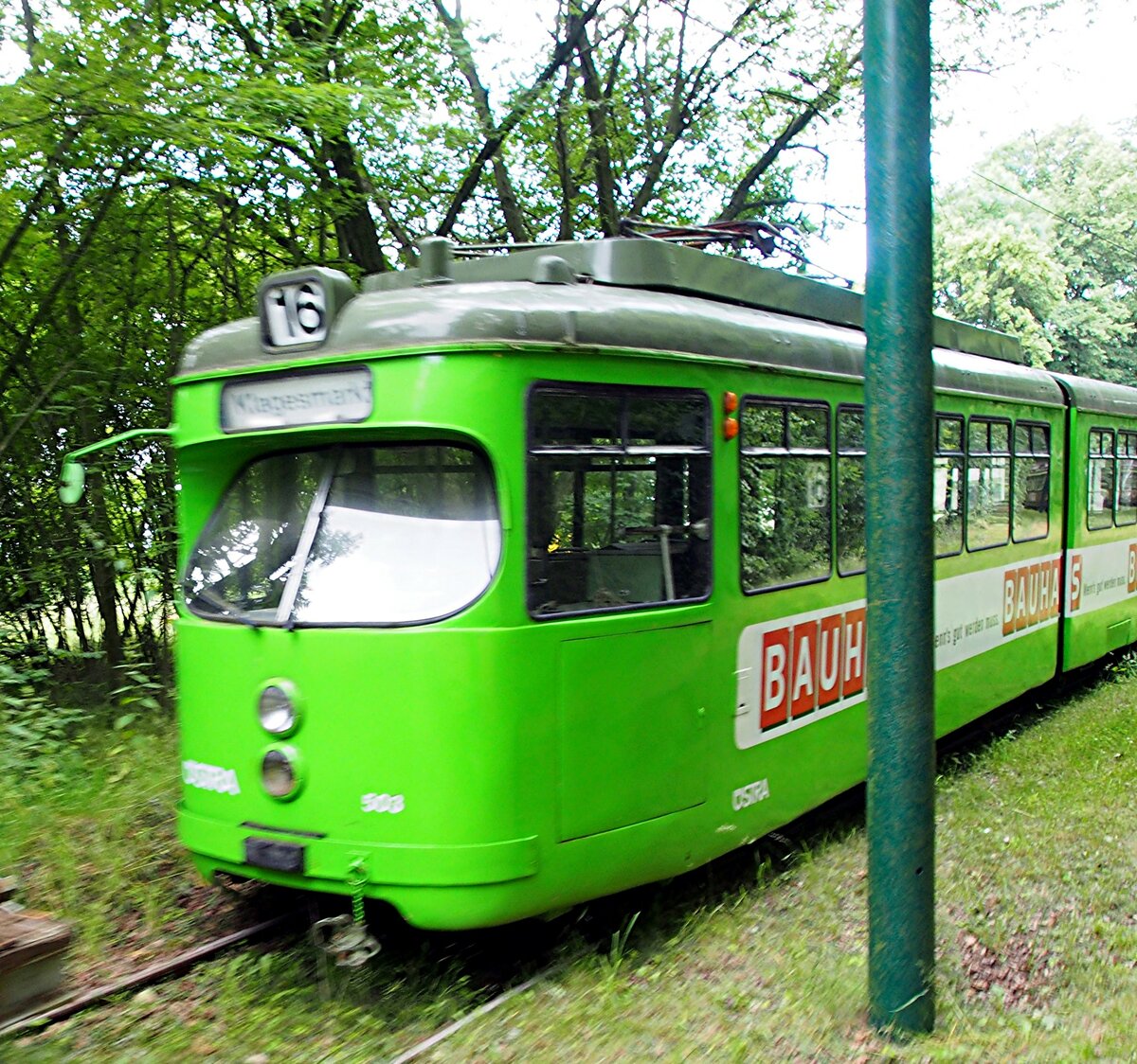 Straßenbahn / Stadtbahn; Museumstram in Wehmingen ex Hannover;   GT 6 Nr.0503 von Düwag LHB Baujahr 1962 ex Hannover Üstra am 15.08.2014.