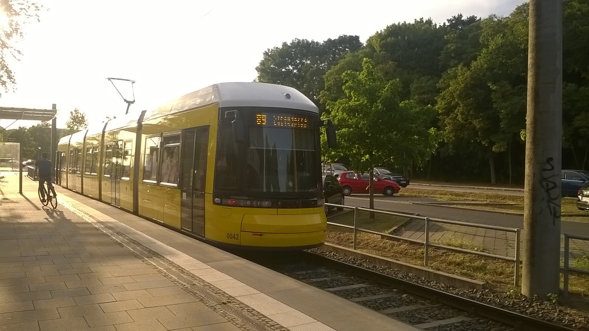 Strau�berger Stra�enbahn am 19.08.2015 