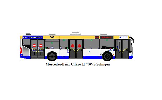 SWS Solingen - Nr. 308 - Mercedes-Benz Citaro II