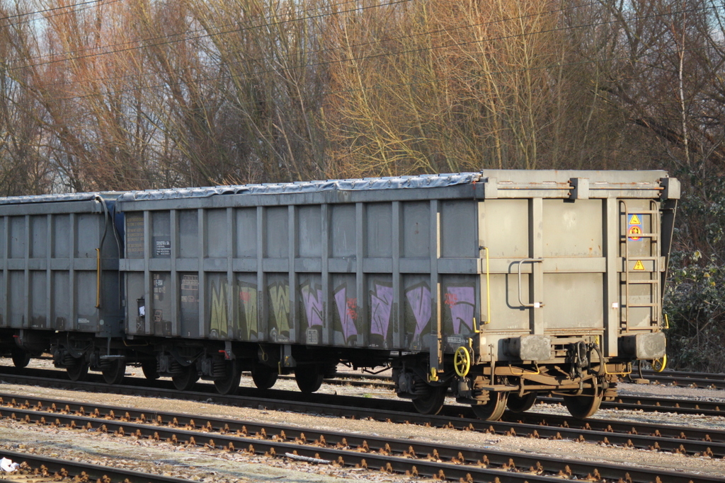 Tams-Wagen waren am 28.12.2014 im Bahnhof Rostock-Bramow