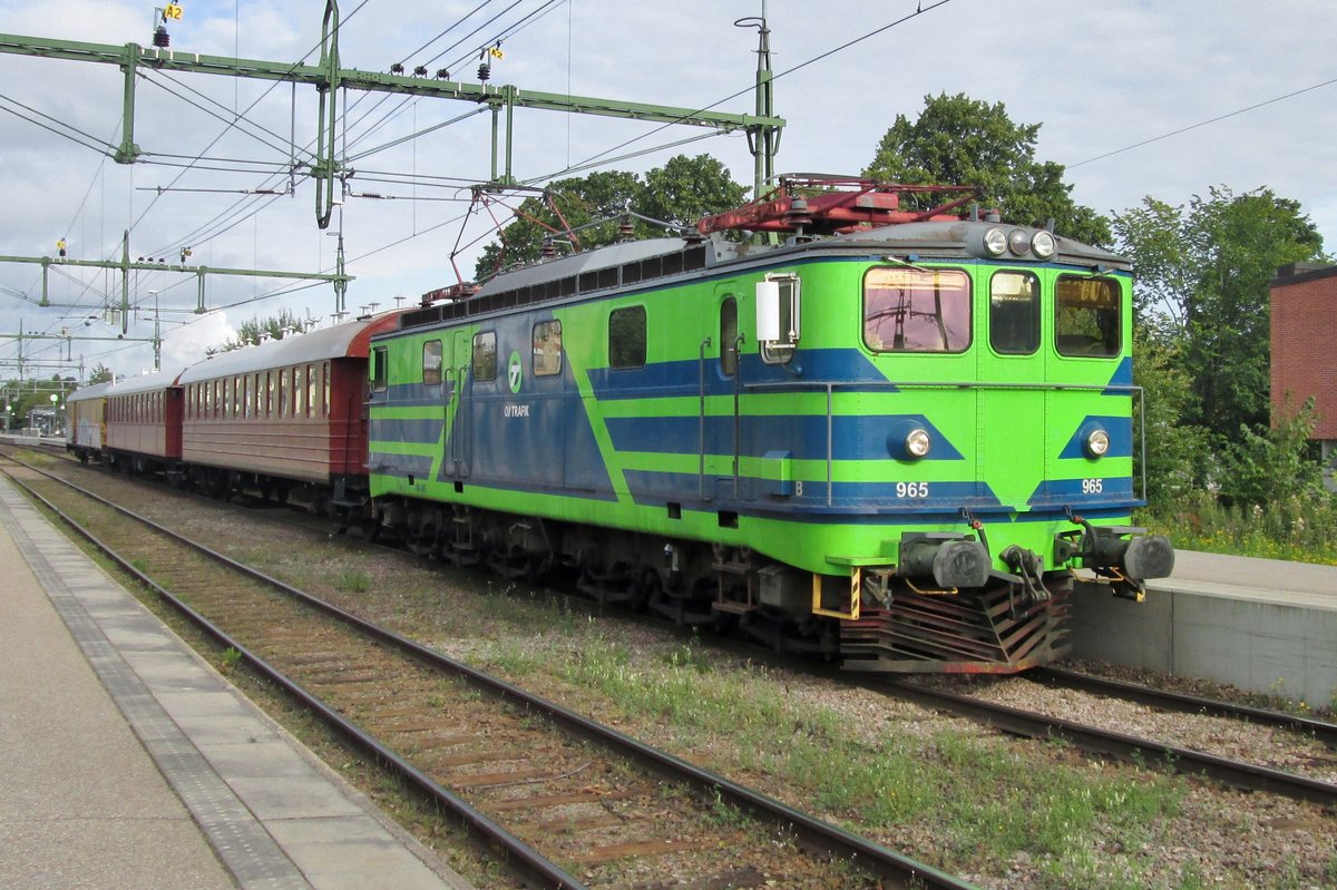 TGOJ Ma 965 steht am 13 September 2015 mit ein Sonderzug in Gávle.