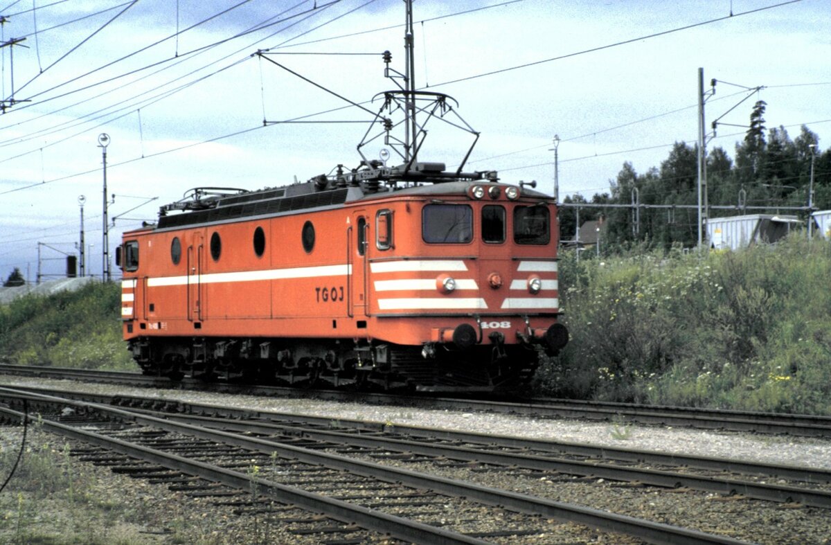 TGOJ Ma Nr.802 in Hallsberg am 10.08.1985.