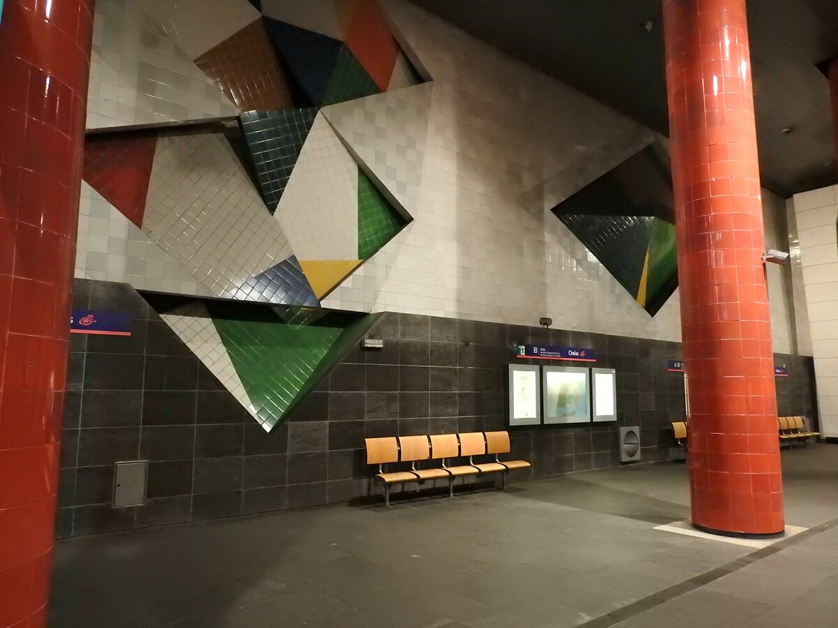 U-Bahn Station Chelas in Lissabon am 04.04.2017.