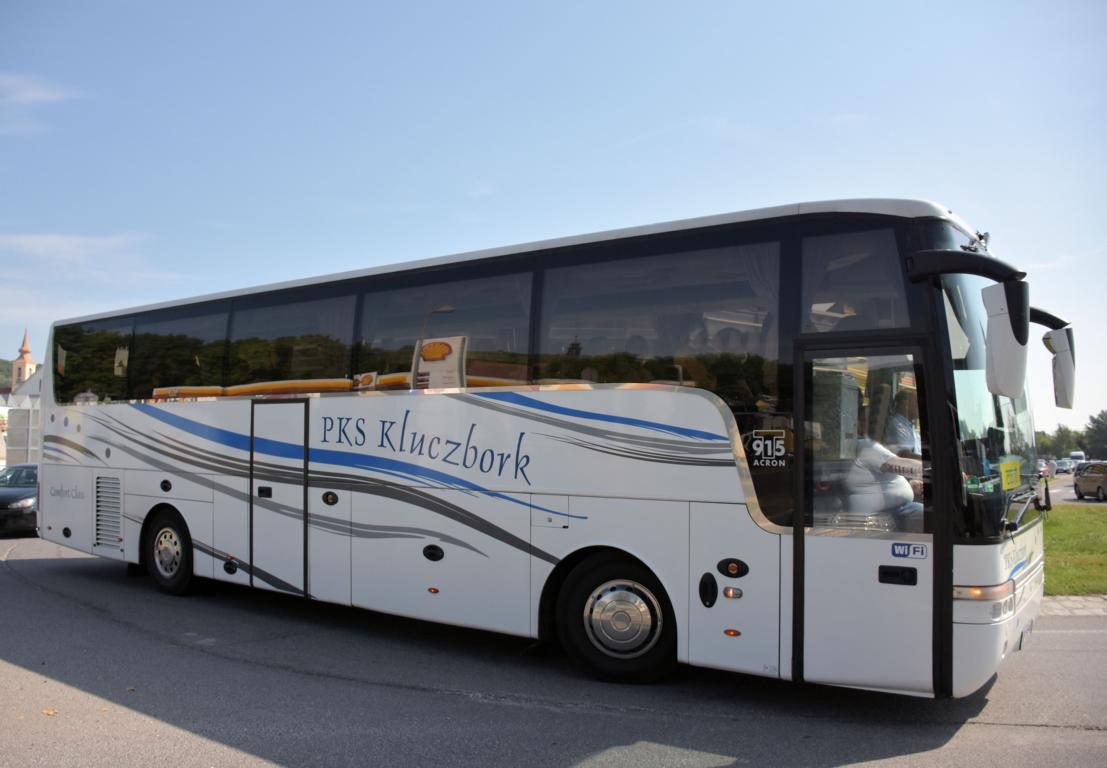 Van Hool T915 Acron von PKS Kluczbork Reisen aus PL 2018 in Krems.