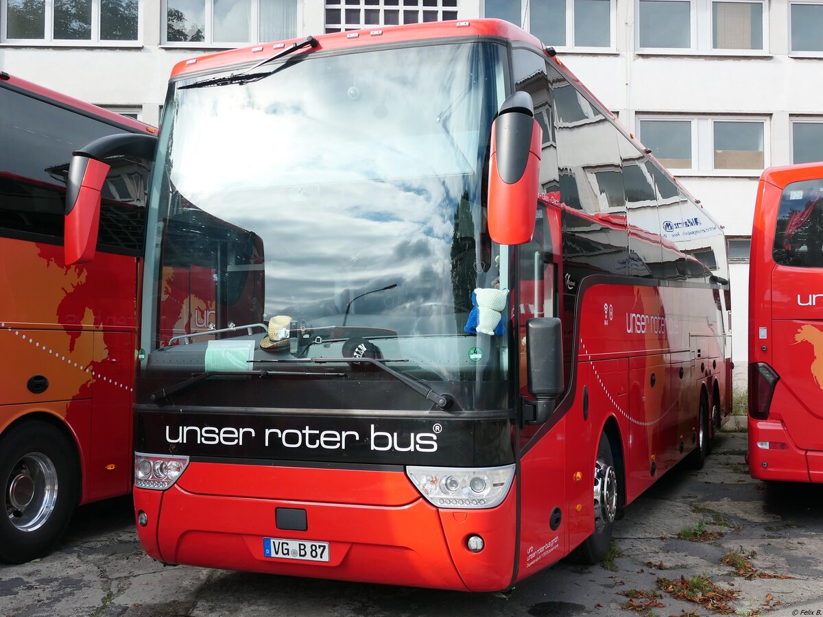 Van Hool TX16 von URB aus Deutschland in Ueckermünde.