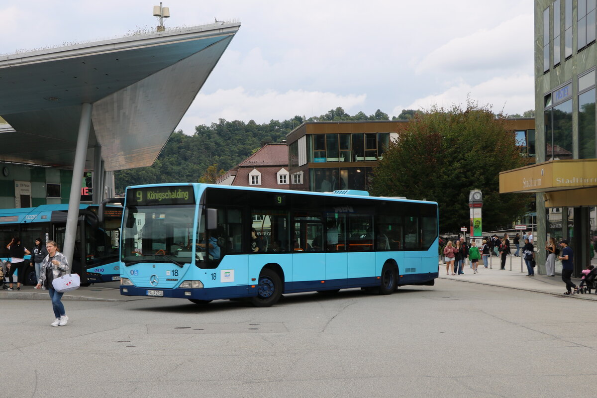 VBP Passau - Nr. 18/PA-A 2718 - Mercedes am 30. Juli 2025 in Passau (Aufnahme: Martin Beyer)