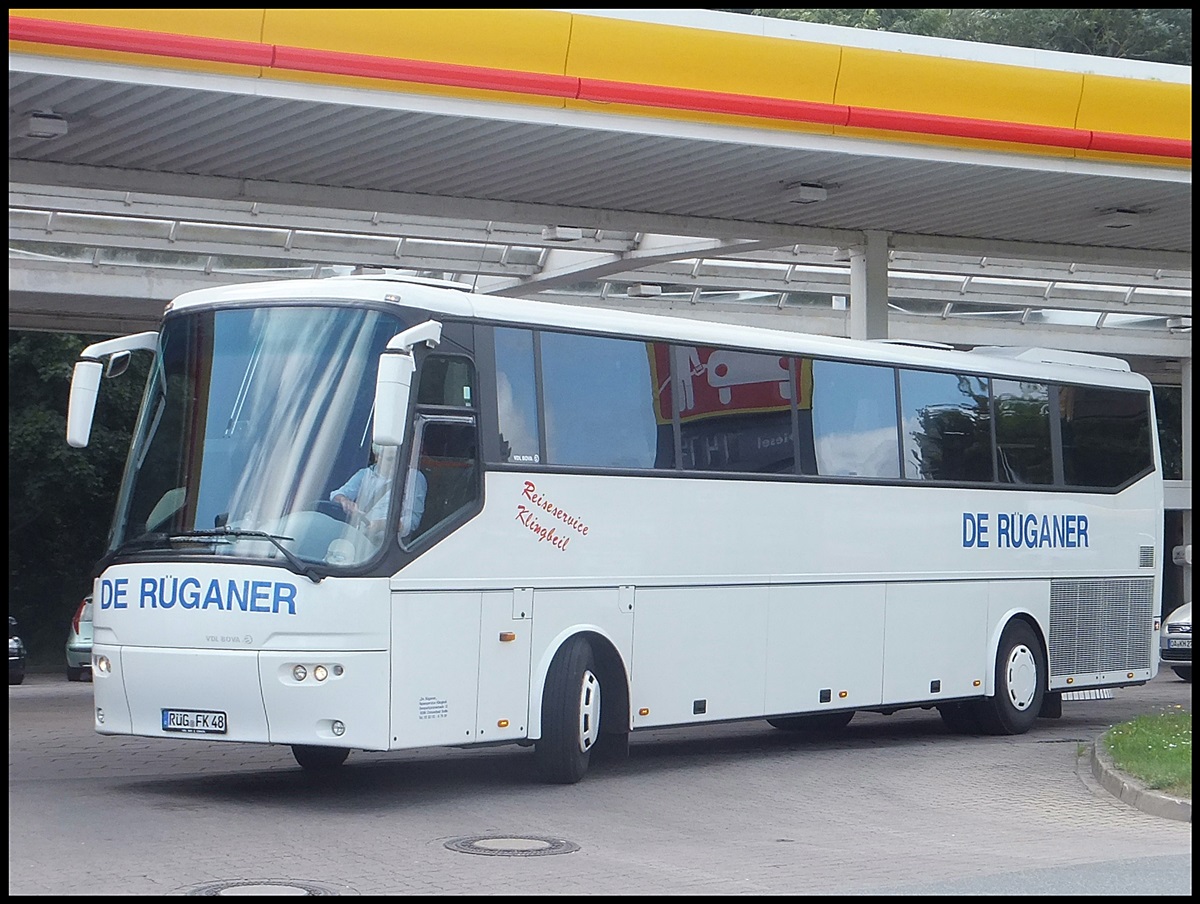 VDL Bova Futura von De R�ganer aus Deutschland in Sassnitz.