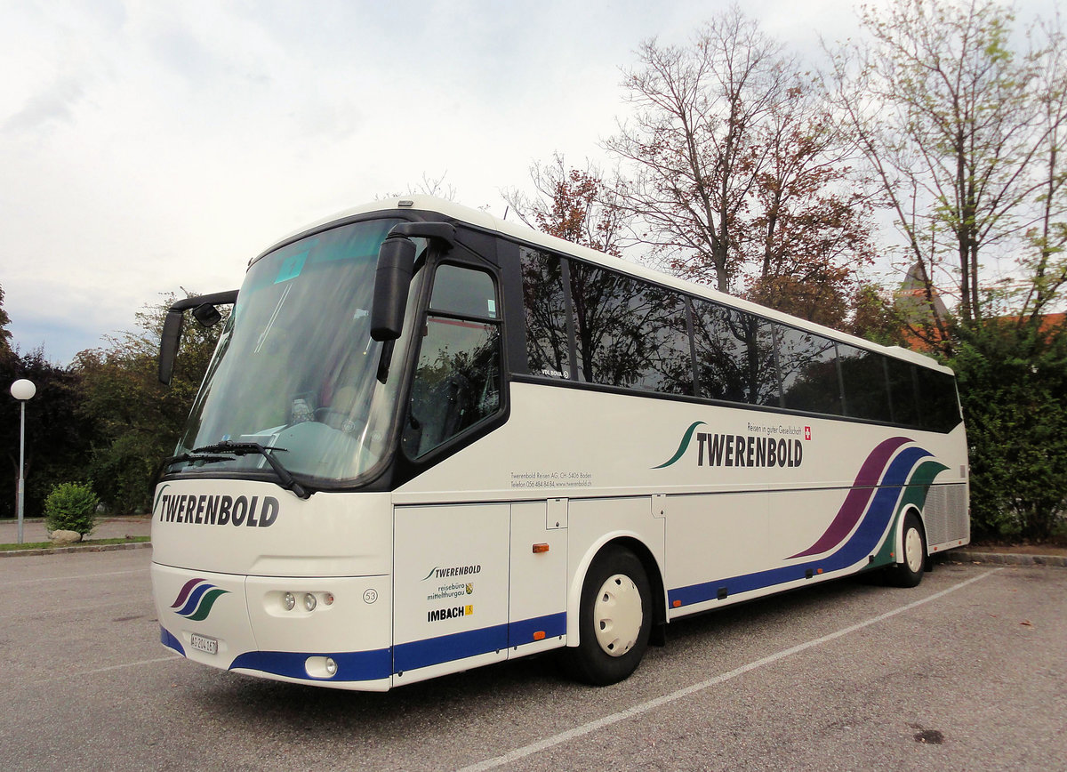 VDL Bova von Twerenbold aus der Schweiz in Krems gesehen.