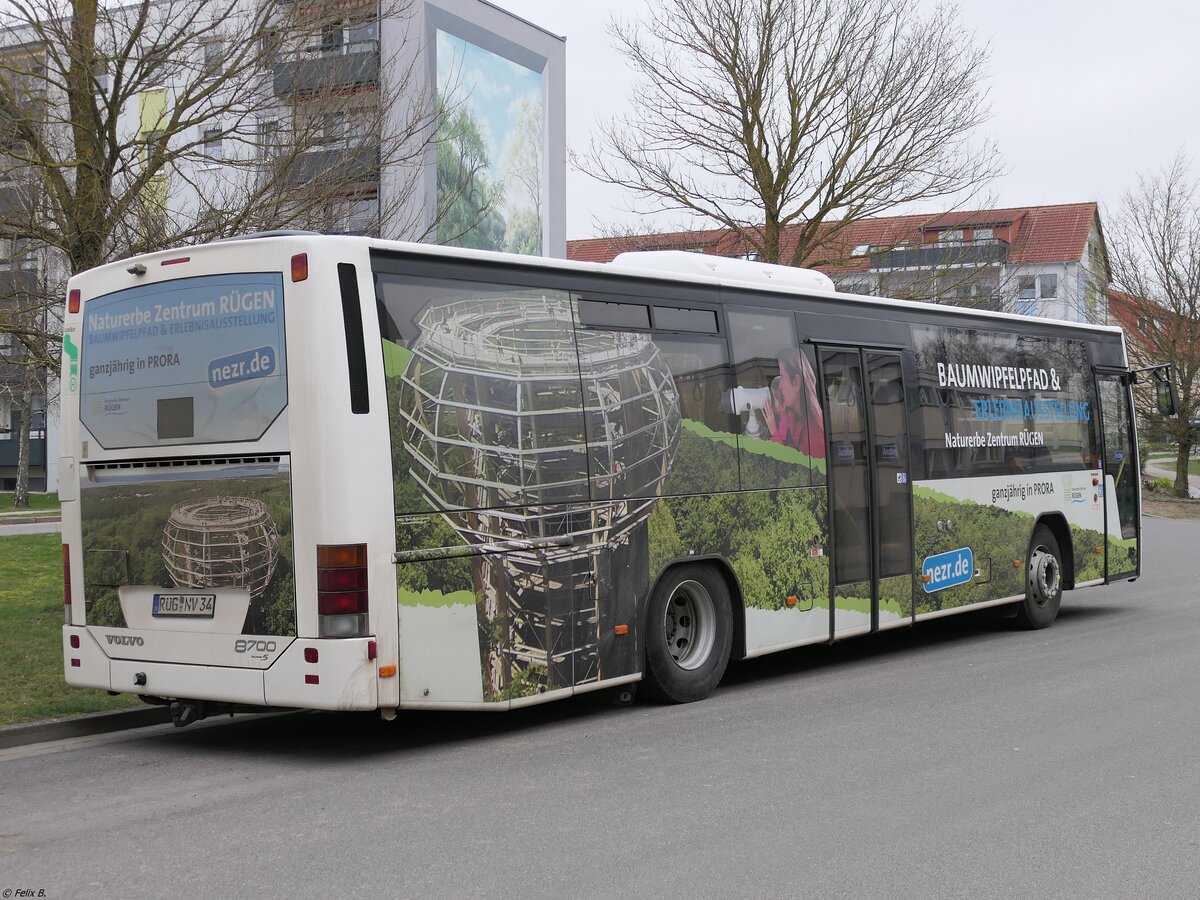 Volvo 8700 der VVR in Sagard.
