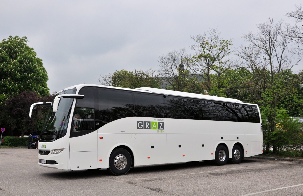 VOLVO 9700 von den Grazer Linien/�sterreich am 3.5.2015 in Krems.