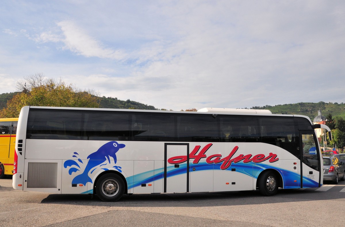 VOLVO 9700 von Hafner Busreisen aus �sterreich am 20.9.2014 in Krems.