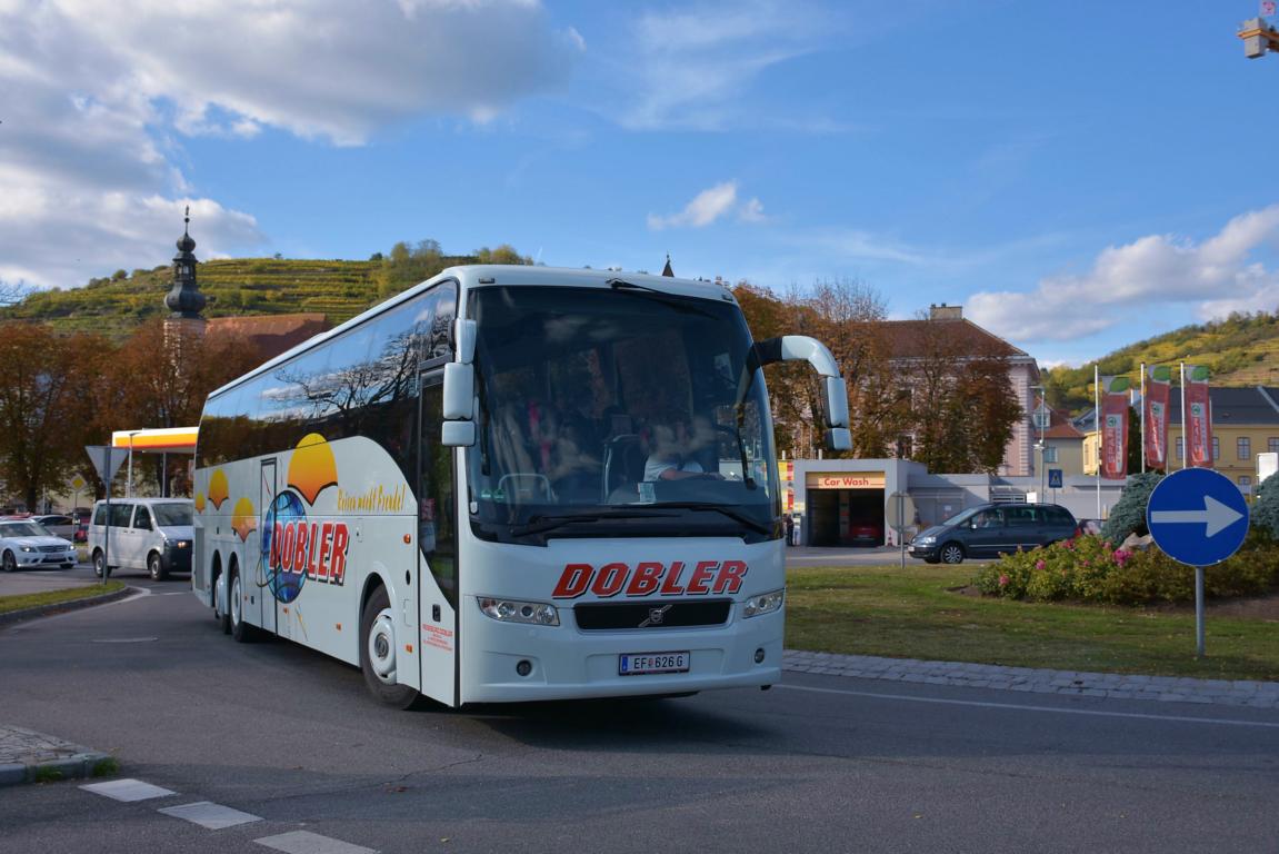 VOLVO 9700 vom Reiseb�ro DOBLER aus �sterreich 10/2017 in Krems.