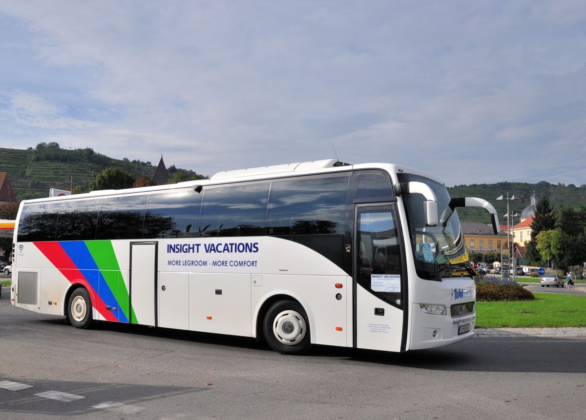 VOLVO 9700 von Wetterstein Busreisen aus �sterreich am 20.9.2014 in Krems.
