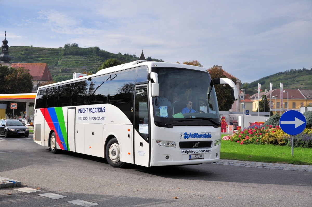 VOLVO 9700 von Wetterstein Busreisen aus �sterreich am 20.9.2014 in Krems.