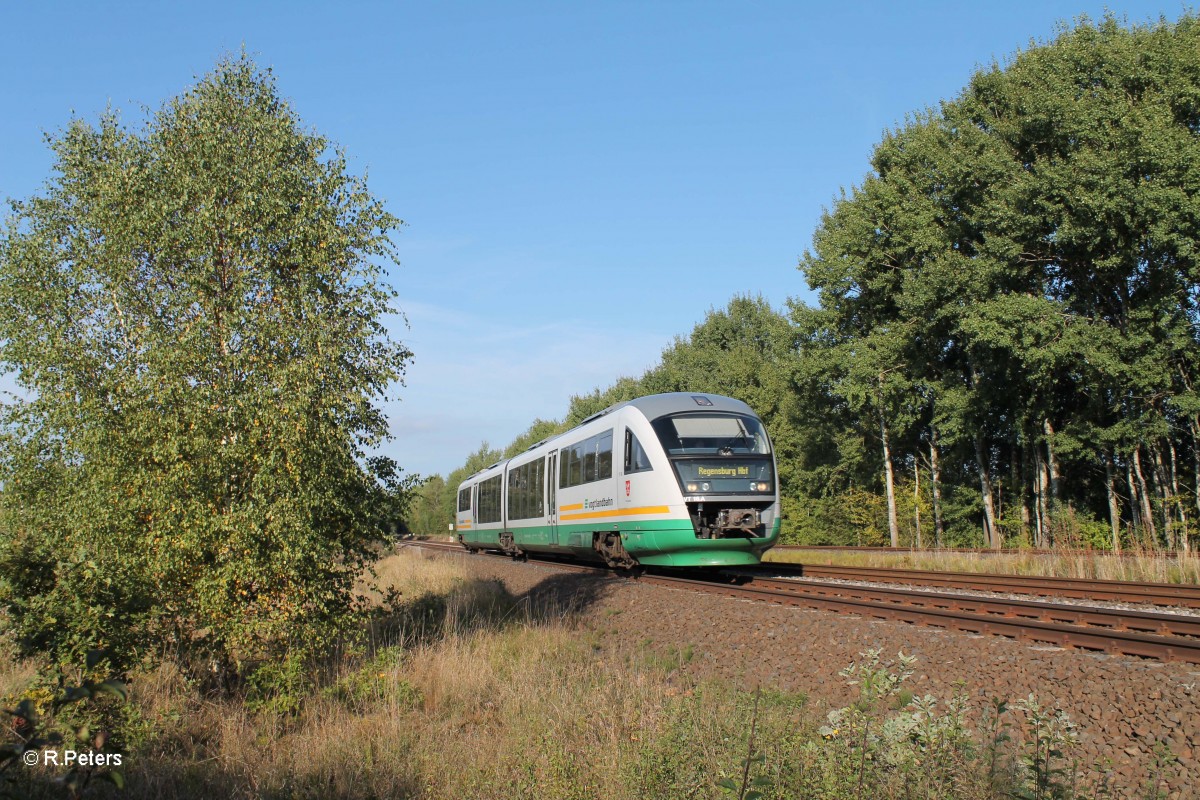 VT16  Stadt Regensburg  als VBG81127 Marktredwitz - Regensburg bei Sch�nfeld. 24.09.13