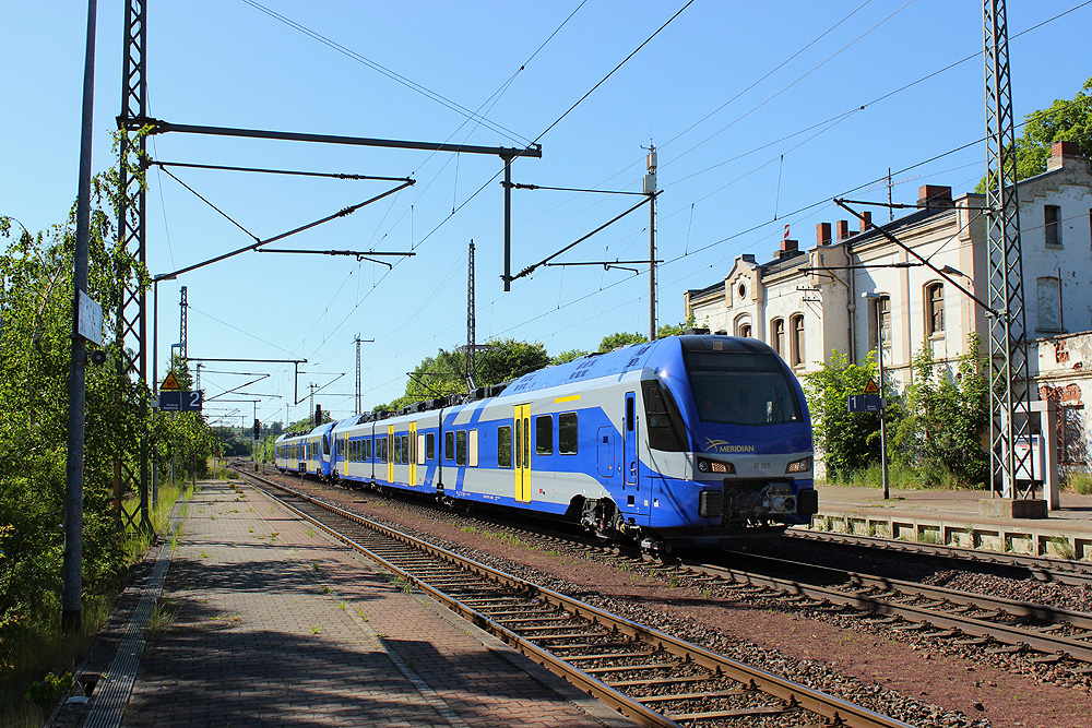 Wefensleben, 06.06.2014 17:06 Uhr - ET 355 + 356 vom Meridian ostwärts