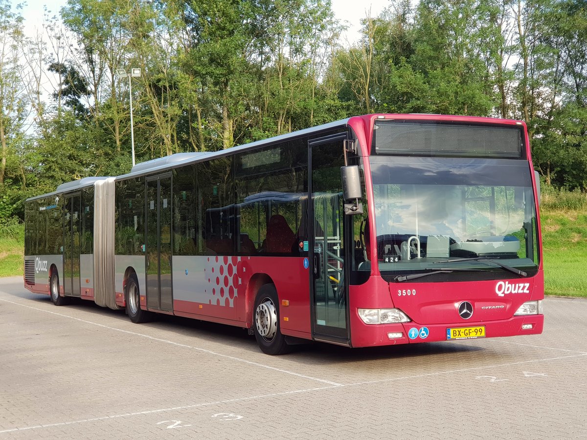 Zoutkamp . 2018-06-17 . Qbuzz . 3500 (3500 - 3517) . BX-GF-99 . 2009 . Mercedes-Benz . O530GÜ Citaro