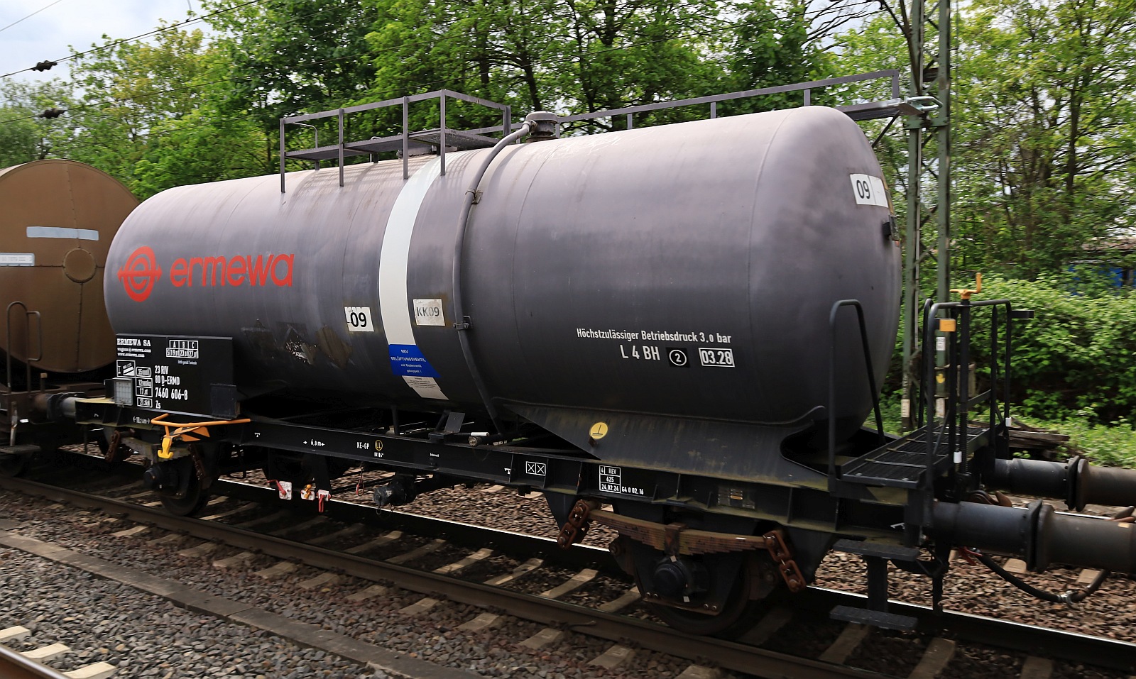 D-ERMD 23 80 7460 606-8 Gattung Zs Volumen 35.000l ohne Kennzeichnung. HH-Harburg 04.05.2024