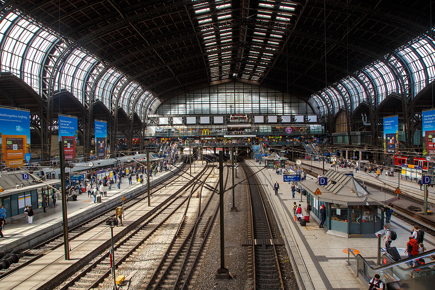 Hamburg Hauptbahnhof am 16 Mai 2022.