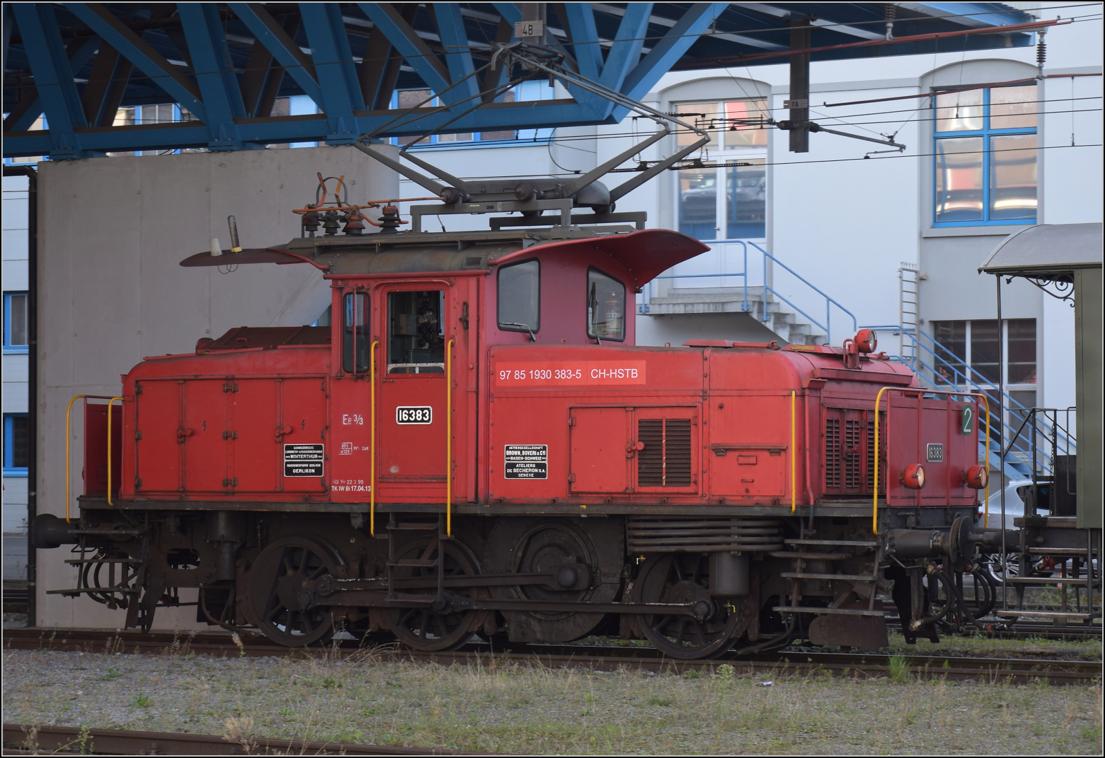 Historische Seethalbahn in Aktion.

Ee 6/6 16383 in Hochdorf. September 2024.