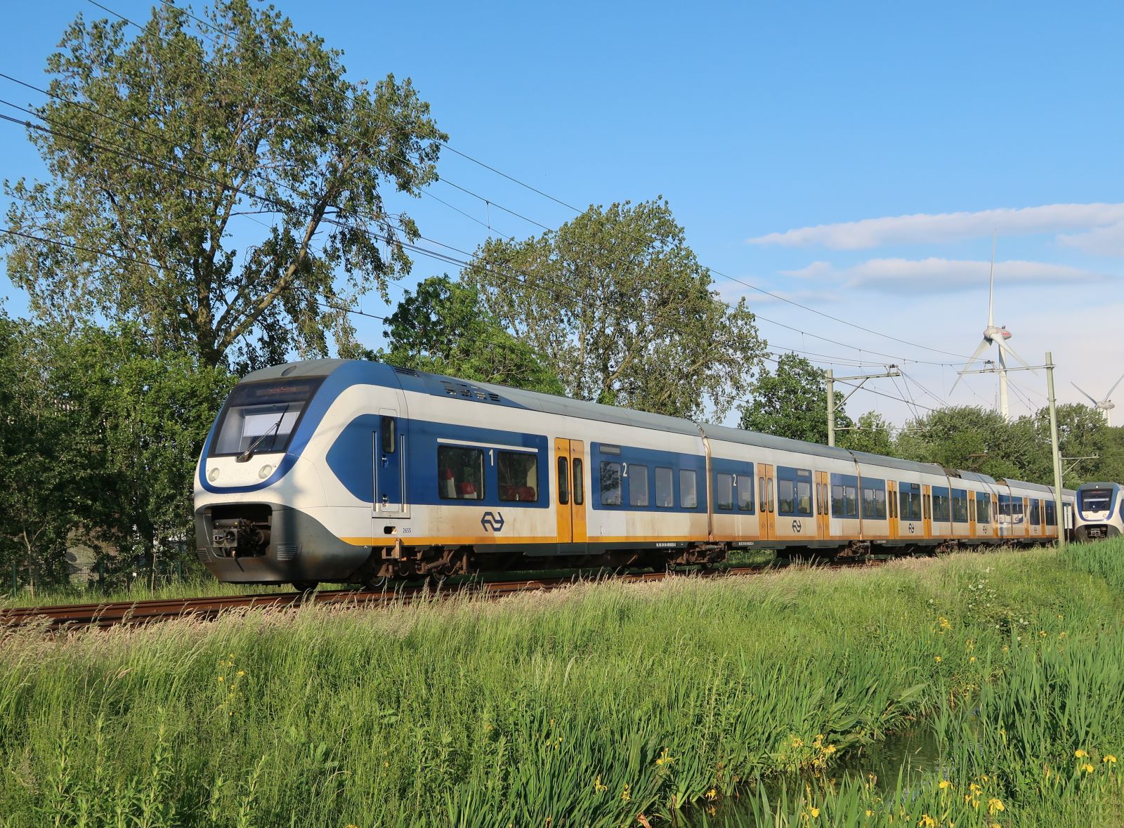NS SLT-VI Triebzug 2655 Grote Polderpad, Zoeterwoude Rijndijk 19-05-2024.

NS SLT-VI treinstel 2655 Grote Polderpad, Zoeterwoude Rijndijk 19-05-2024.