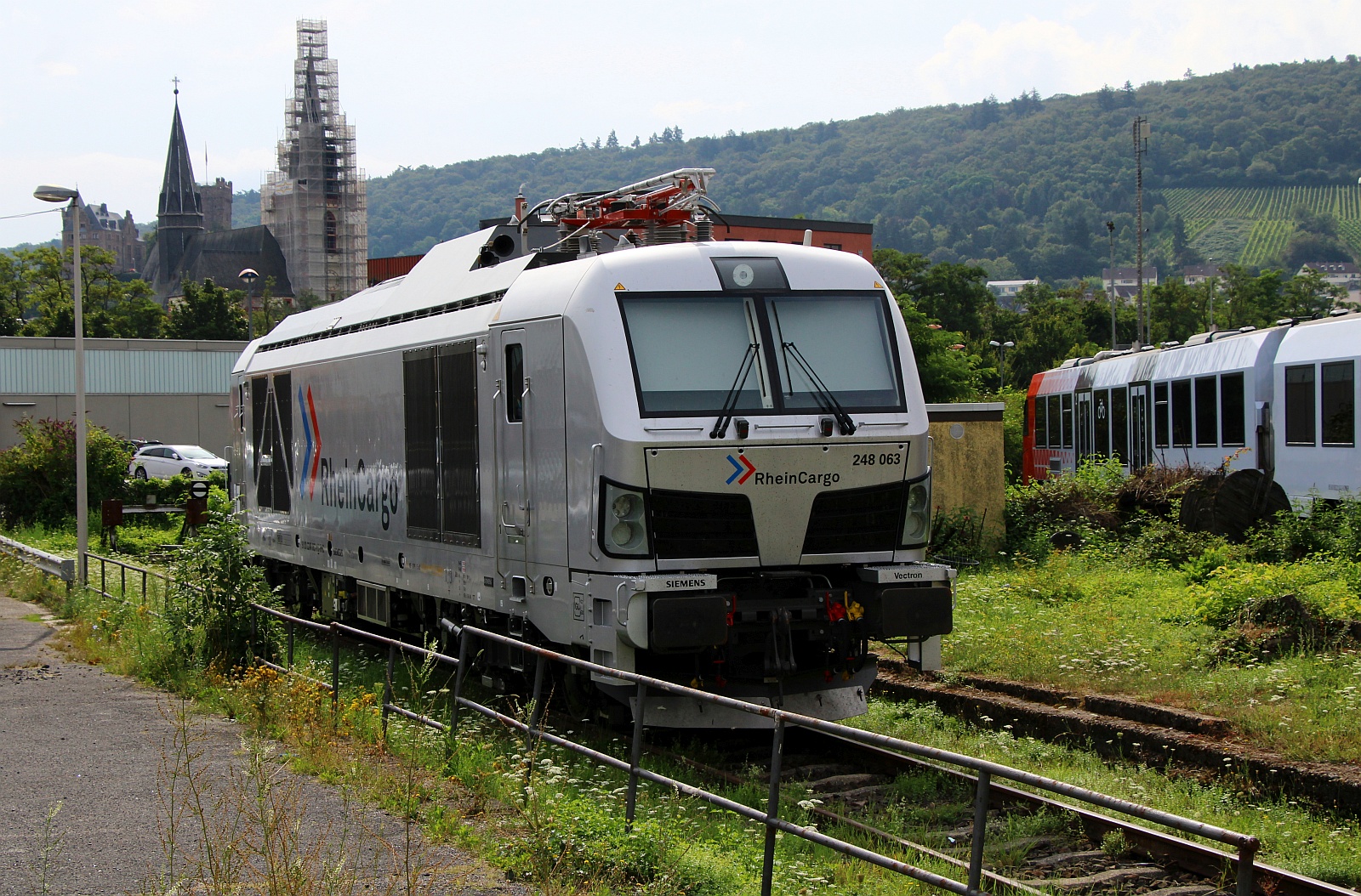 RheinCargo 2248 063-0 Abstellbereich Bingen Bahnhof. 07.08.2024