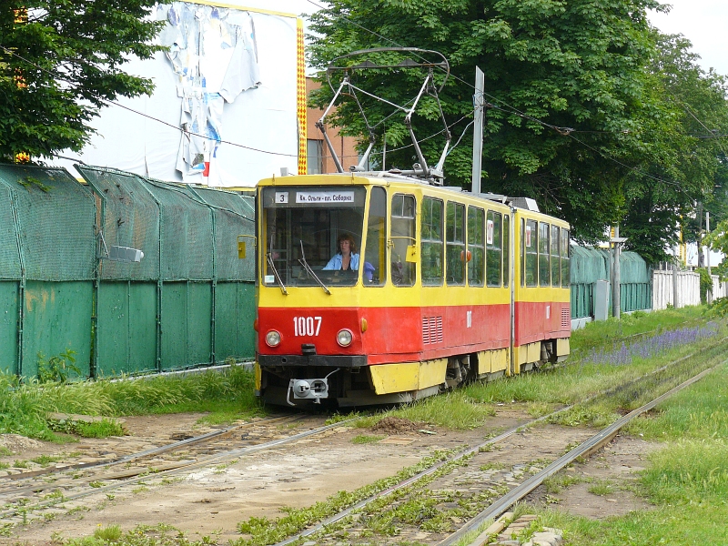 1007 in Richtung Hbf am 02-06-2009.
